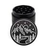 USA Made: Star Mandala, Black, 1.750 [45mm], 3 Piece Mini