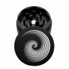 USA Made The Puck® Grinder: The Swirly, Black, 1.750 [45mm], 2 Piece