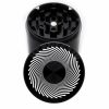 Black Hole Design 63mm Premium Black Herb Crusher – 4 Piece