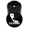 Grinder: Cali Bear, Black, 63mm, 4-piece