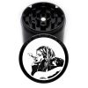 Kurt Cobain Tribute 63mm Black 4-Piece Herb Crusher