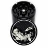 PBRS on the Moon 63mm Black 4-Piece Aluminum Herb Grinder