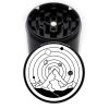 RIP Pluto 63mm Black 4-Piece Herb Grinder