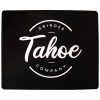 Rig Mat, Dab Mat, Rolling Mat, Mouse pad: Black with white Tahoe Grinder Company (10.5"x8.5")