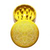 USA Made: Rose, The Puck® Grinder, Gen II, Gold, 63mm, 2-Piece