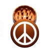 USA Made: Peace, The Puck® Grinder, Gen II, Orange, 63mm, 2-Piece