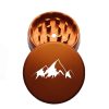 USA Made: Peaks, The Puck® Grinder, Gen II, Orange, 63mm, 2-Piece