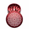 USA Made: Larkspur, The Puck® Grinder, Gen II, Red, 63mm, 2-Piece
