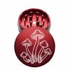 USA Made: The Puck® Mushroom Grinder, Gen II, Red, 63mm, 2-Piece