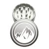 USA Made: Retro MTN, The Puck® Grinder, Gen II, Silver, 63mm, 2-Piece