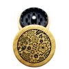 The Hybrid™ Mini Grinder: Bloom, Black Polymer Insert + Wood, 2.3 Inch, 2-Piece