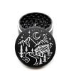 USA Made The Puck® Grinder: Cabin River, 3.500 inch [90mm], 3 Piece