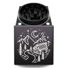 USA Made The Puck® Square Grinder: Cabin River, 2.500 [65mm], 2 Piece