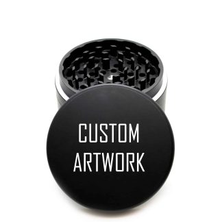 3 Stage 1.5 Metal Herb Grinder with Sublimation MDF Insert - 2 Colors  Available