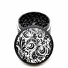 USA Made The Puck® Grinder: FOMC, Black, 3.500 inch [90mm], 3 Piece