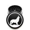 USA Made The Puck® Grinder: The Howling, Black, 3.500 inch [90mm], 3 Piece