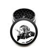 USA Made The Puck® Grinder: Kurt Cobain, Black, 3.500 inch [90mm], 3 Piece