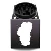 USA Made The Puck® Square Grinder: Lake Tahoe 1, Black, 2.500 [65mm], 2 Piece