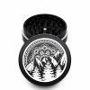 USA Made The Puck® Grinder: MTMD, Black, 3.500 inch [90mm], 2 Piece