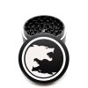 USA Made The Puck® Grinder: Panthers, Black, 3.500 inch [90mm], 3 Piece
