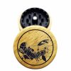 The Hybrid™ Mini Grinder: PBRS, Black Polymer Insert + Wood, 2.3 Inch, 2-Piece