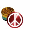 Peace Rasta Color Full Size Weed Grinder – Premium Grinding Performance