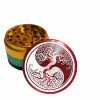 Tree of Life Full Size Rasta Edition Grinder – Premium Kief Catcher Tool