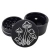 USA Made: Mushrooms, Black, 2.500 [63mm], 3 Piece
