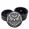 USA Made: Horned Owl Mandala, 2.500 [63mm], Black, 3 Piece