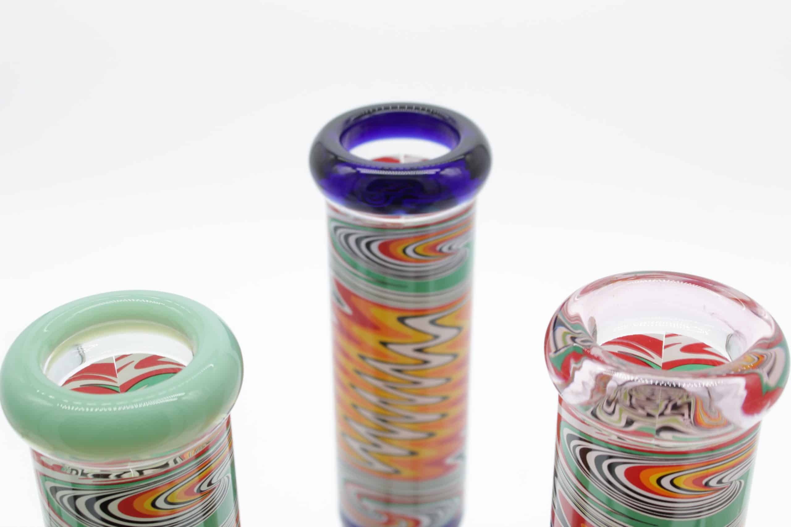 13” Tie-Dye Beaker Bong – Thick Borosilicate Glass with Ice Catcher & Color Downstem - Image 10