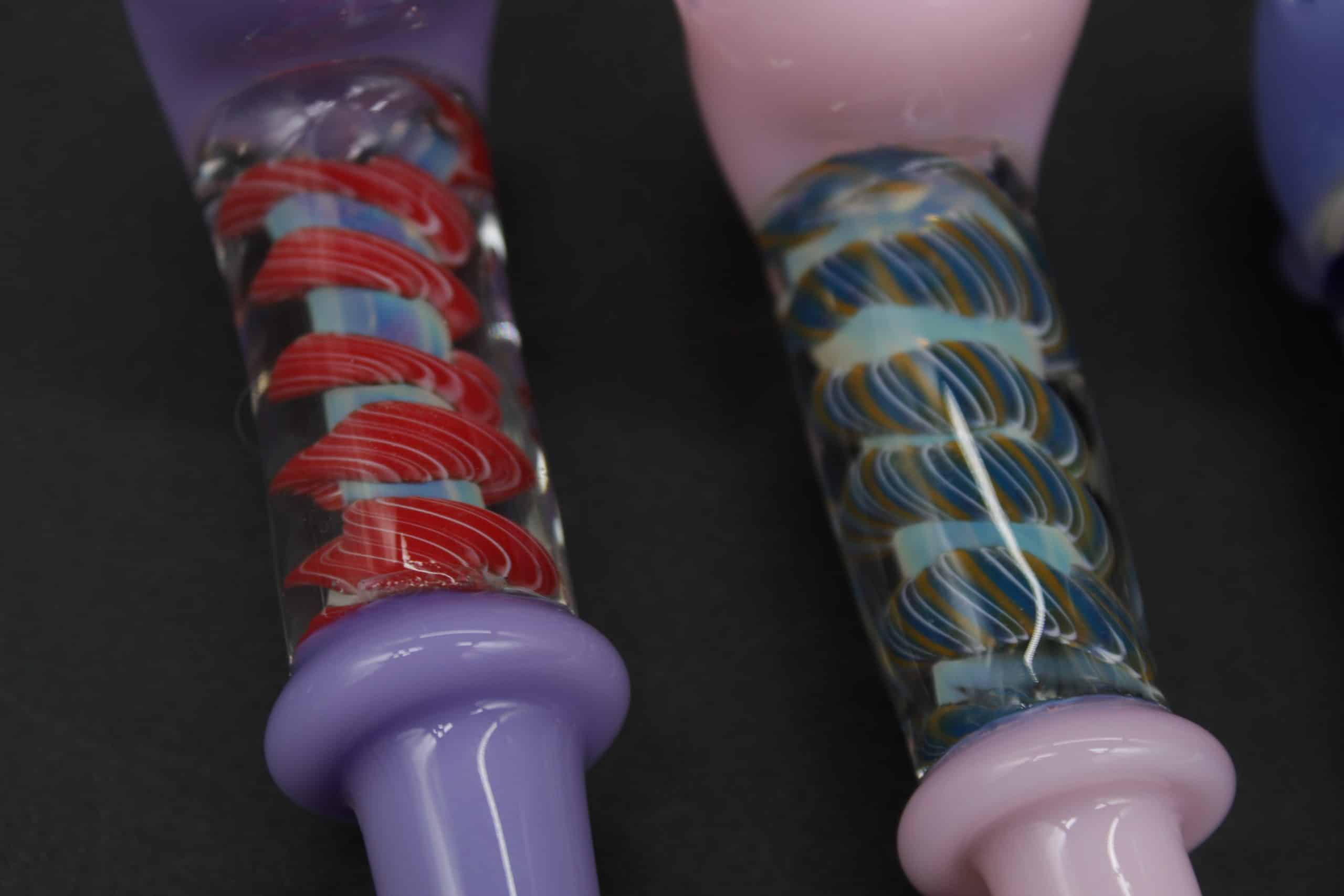 10" Glossy Coil Gandalf Glass Hand Pipe – Long Borosilicate Spoon Pipe - Image 7