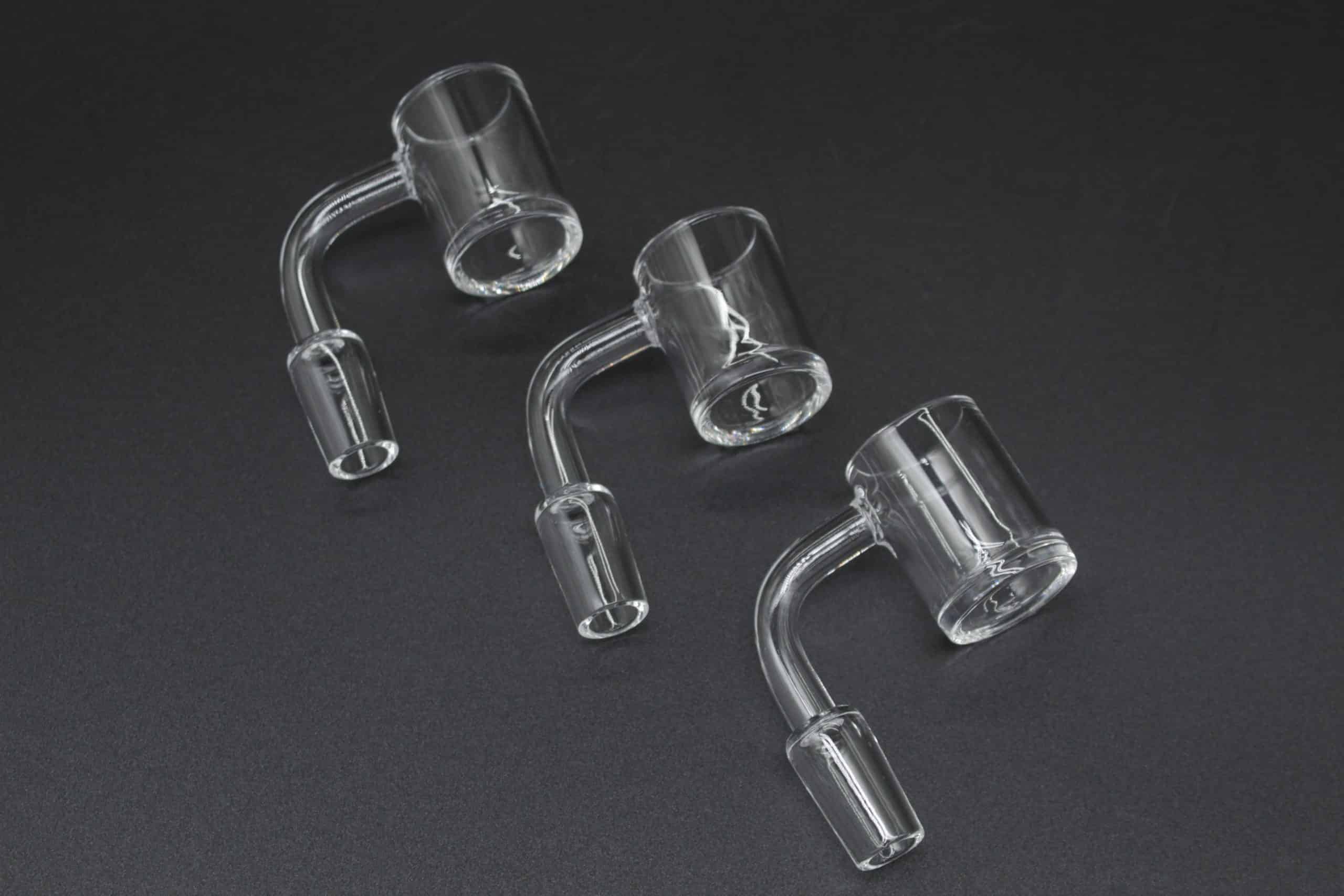 14mm Clear Quartz Banger Nail – 90 Degree Male Joint - Image 3