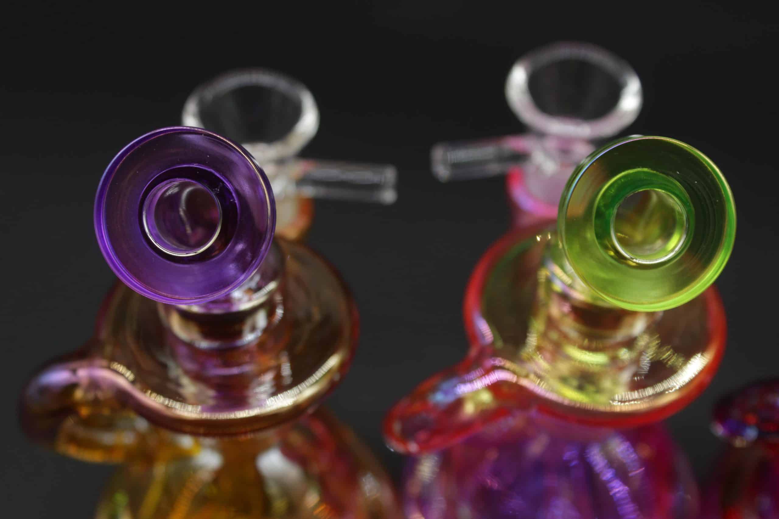 Two-Tone Colorful Small Water Pipe – 5 Inch Borosilicate Glass Bong - Image 20