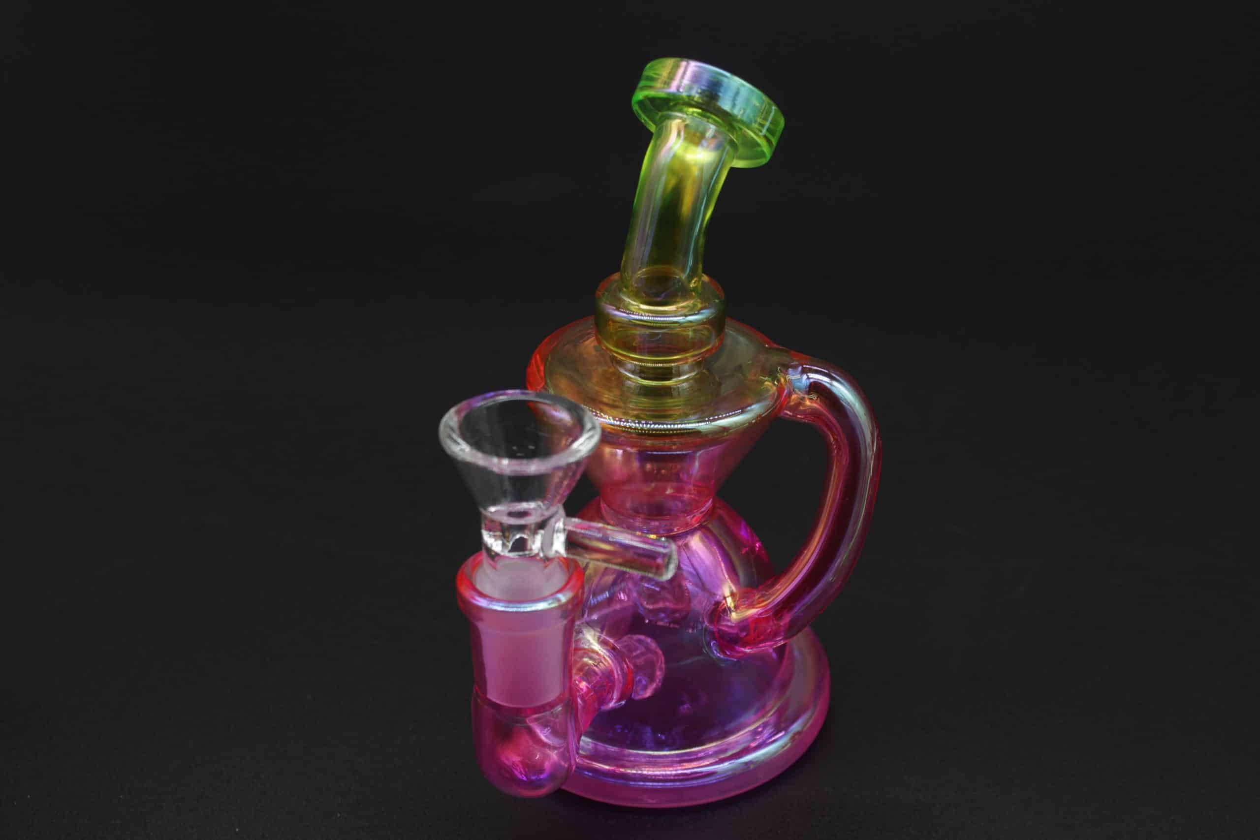 Two-Tone Colorful Small Water Pipe – 5 Inch Borosilicate Glass Bong - Image 24