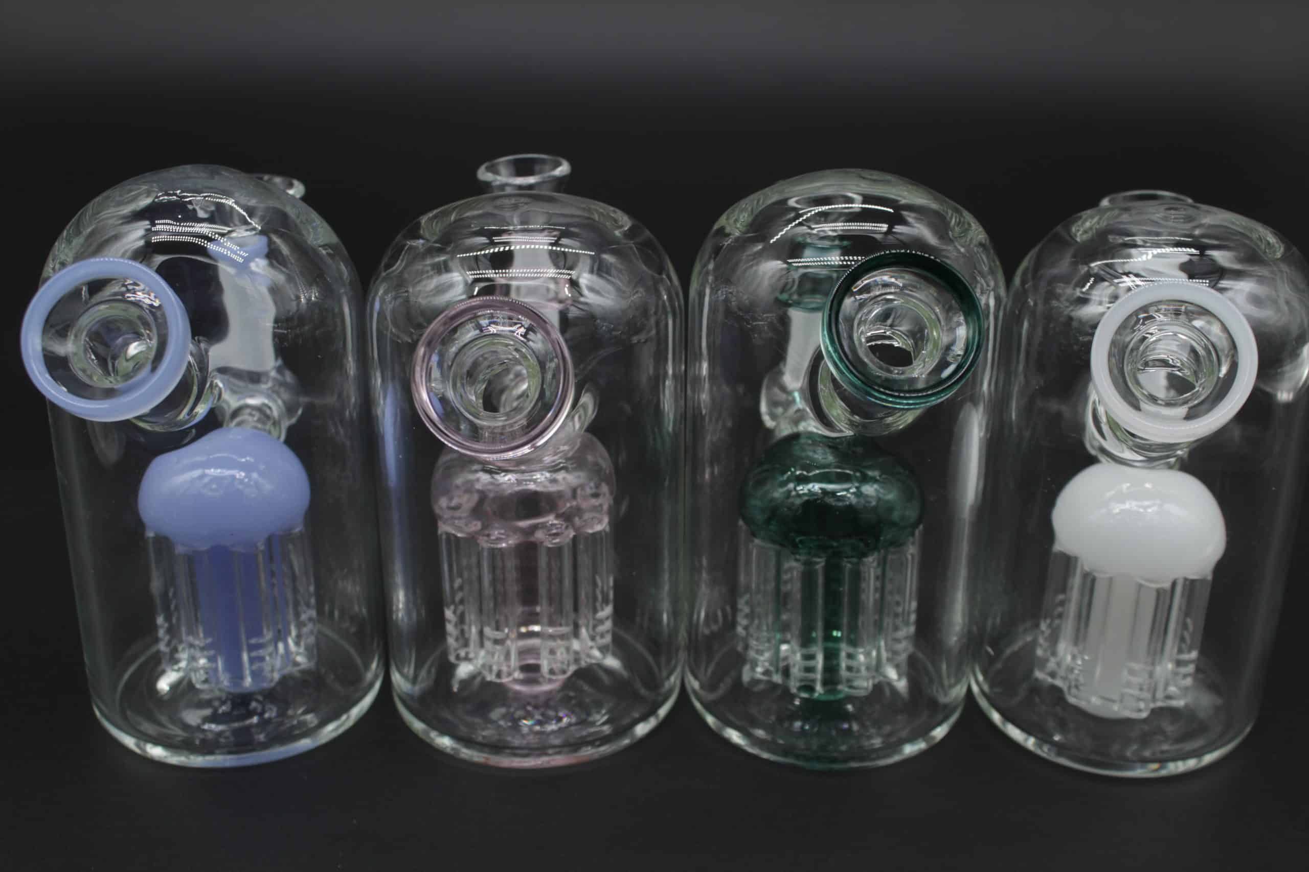 Whimsical Jellyfish Small Water Pipe – 5.5 Inch Borosilicate Glass Bong - Image 5