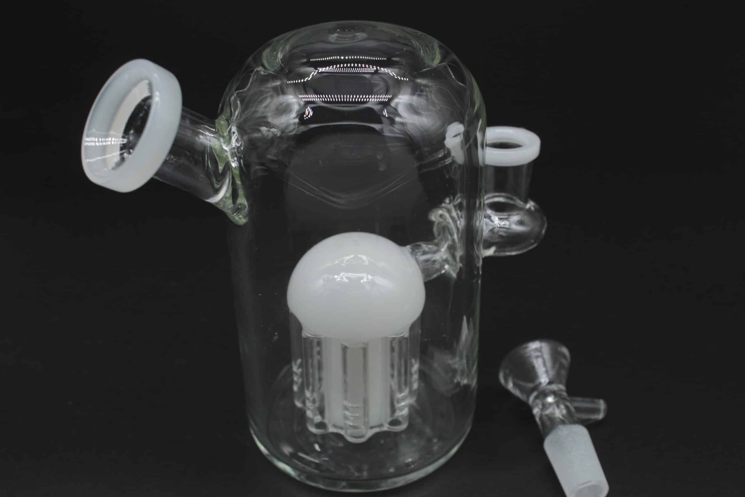 Whimsical Jellyfish Small Water Pipe – 5.5 Inch Borosilicate Glass Bong - Image 11