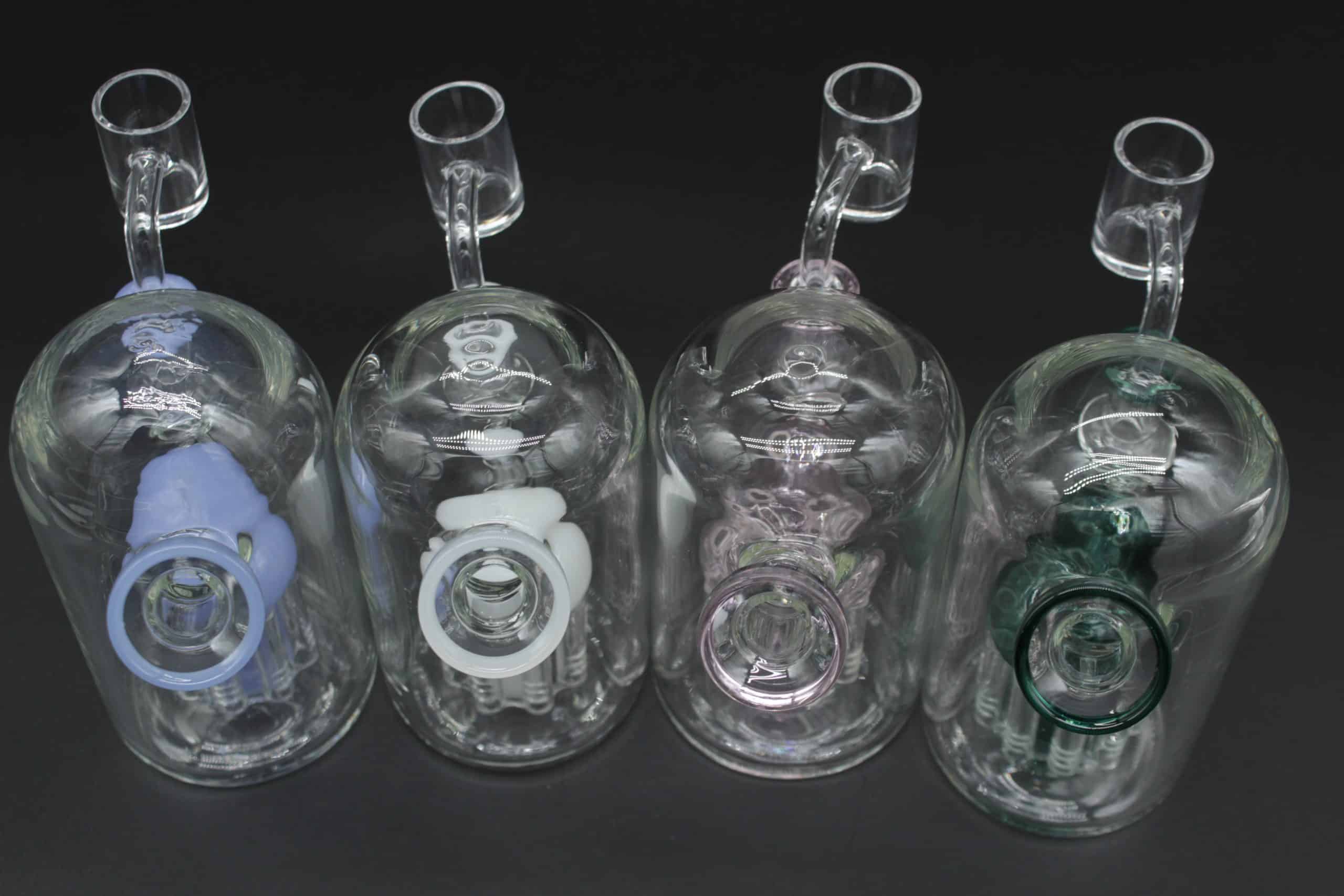 Whimsical Jellyfish Dab Rig – 5.5 Inch Borosilicate Glass Mini Rig with Quartz Banger - Image 10