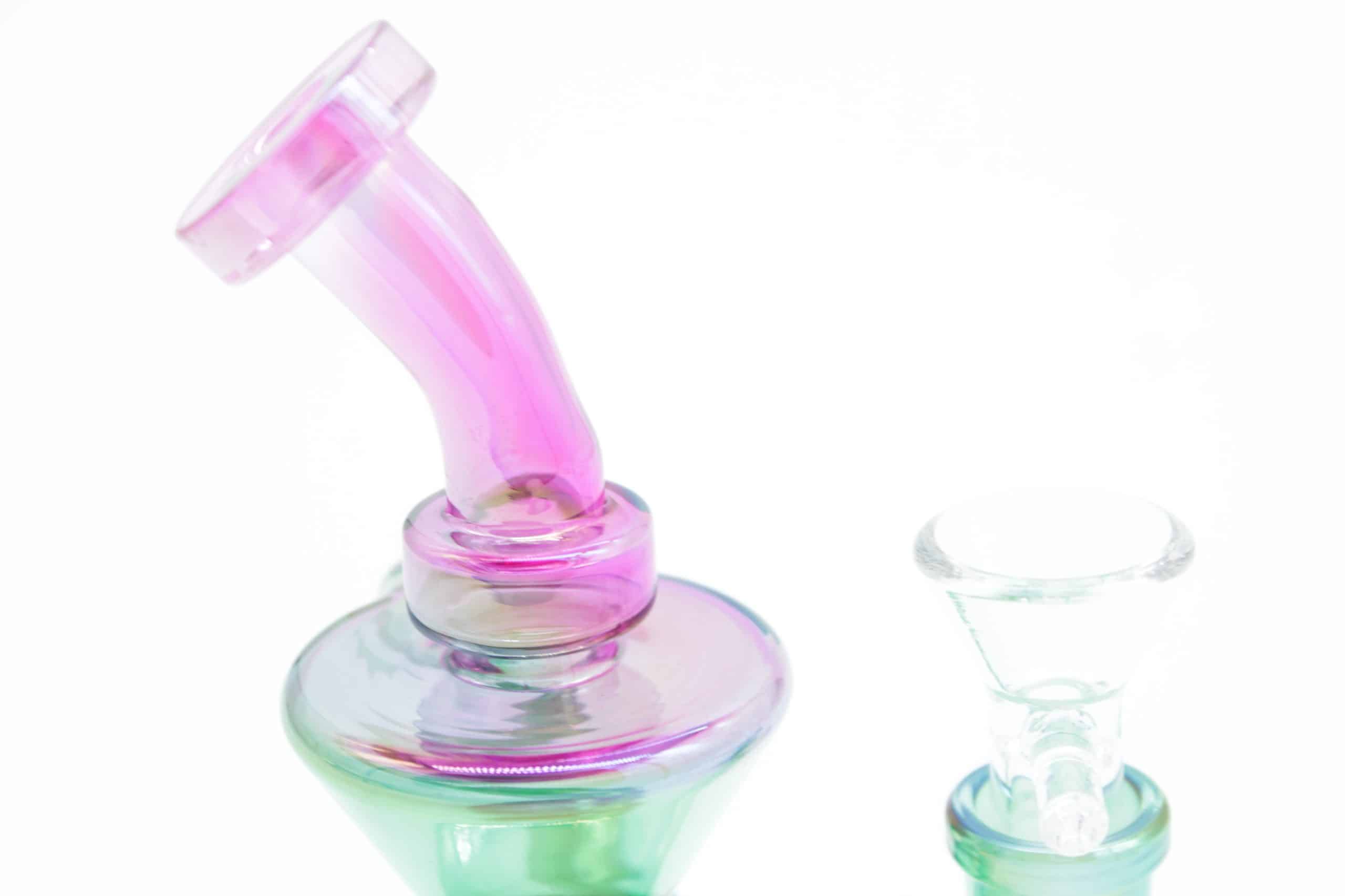 Two-Tone Colorful Small Water Pipe – 5 Inch Borosilicate Glass Bong - Image 8
