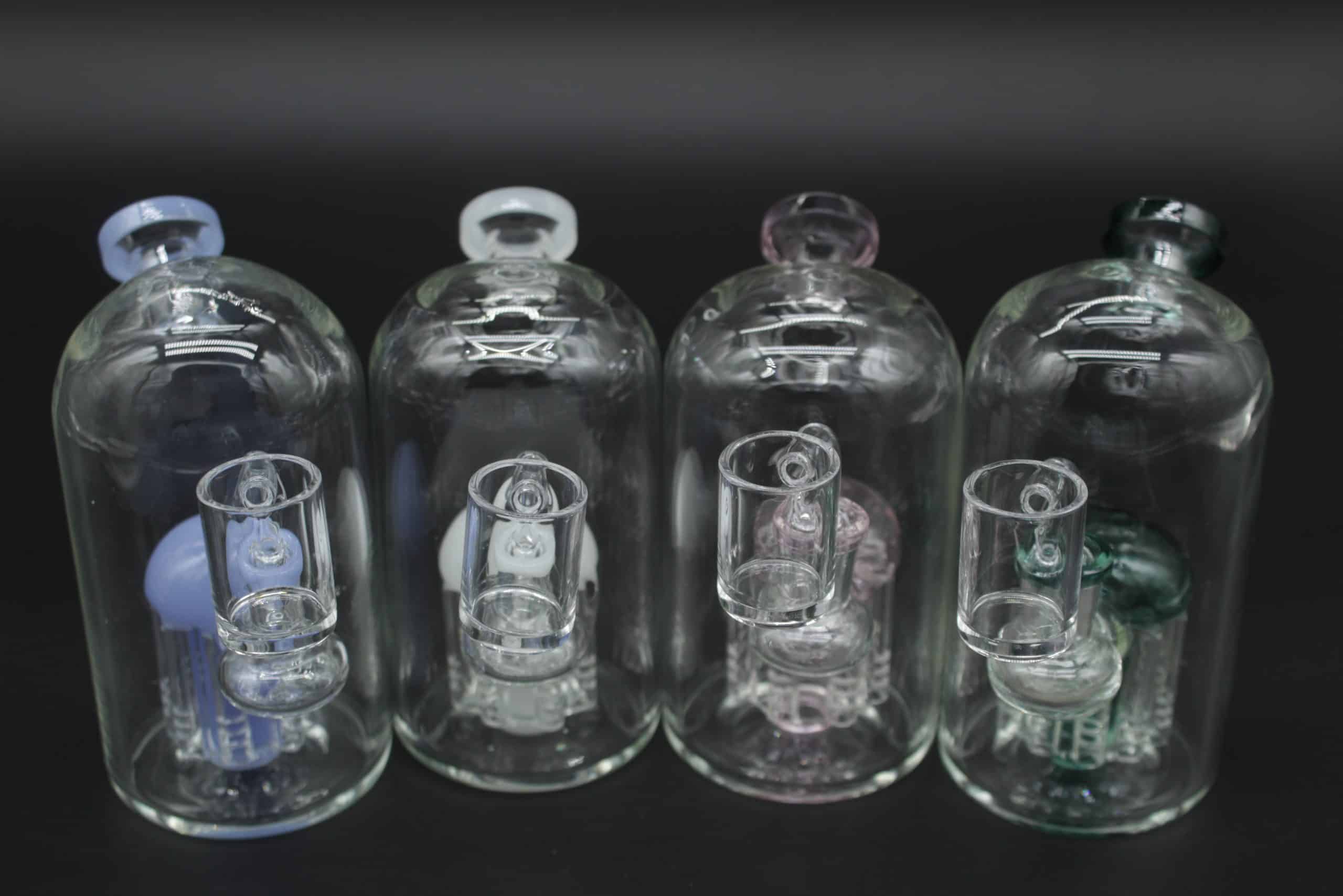 Whimsical Jellyfish Dab Rig – 5.5 Inch Borosilicate Glass Mini Rig with Quartz Banger - Image 12