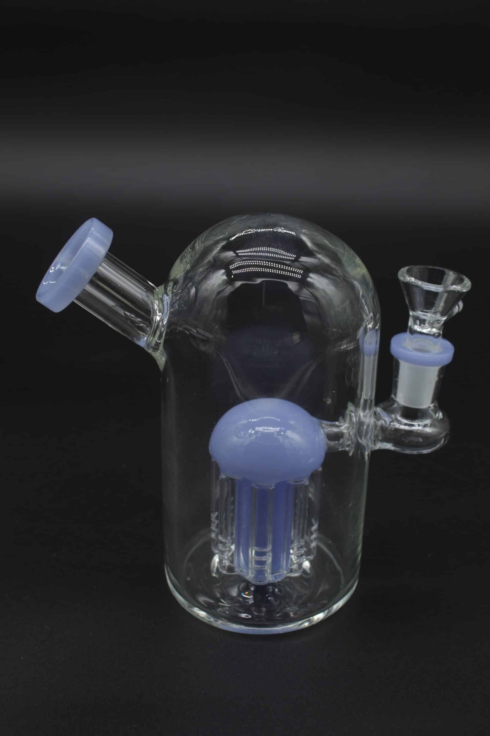 Whimsical Jellyfish Small Water Pipe – 5.5 Inch Borosilicate Glass Bong - Image 15