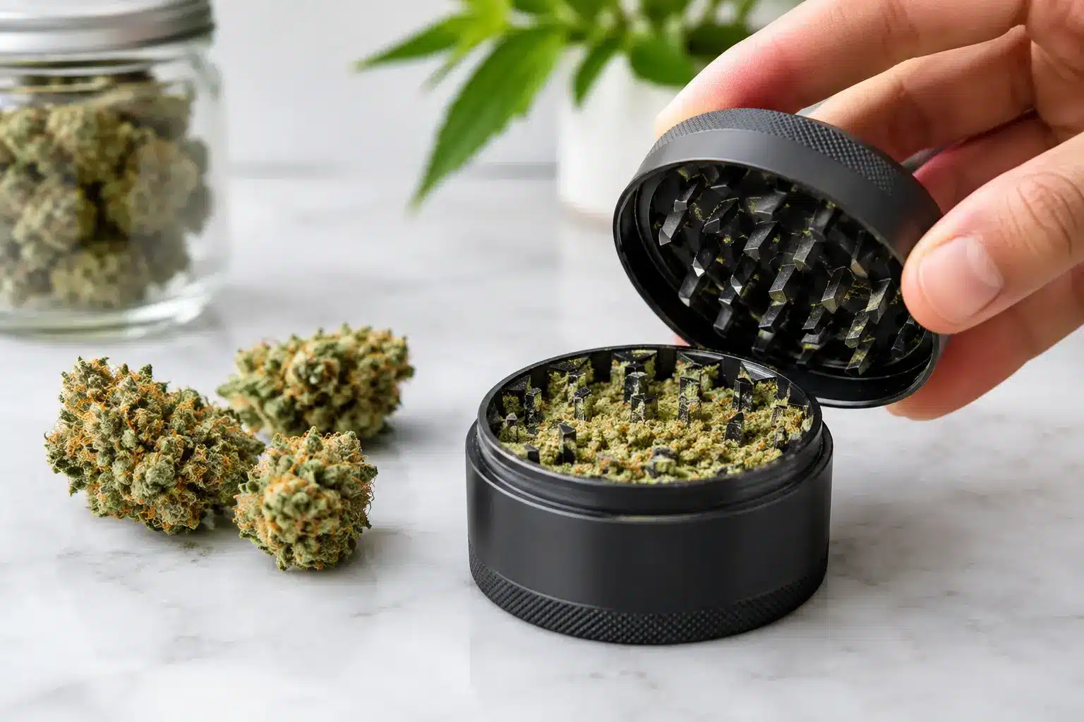 Sticky Flower Grinding Example: A Better Method